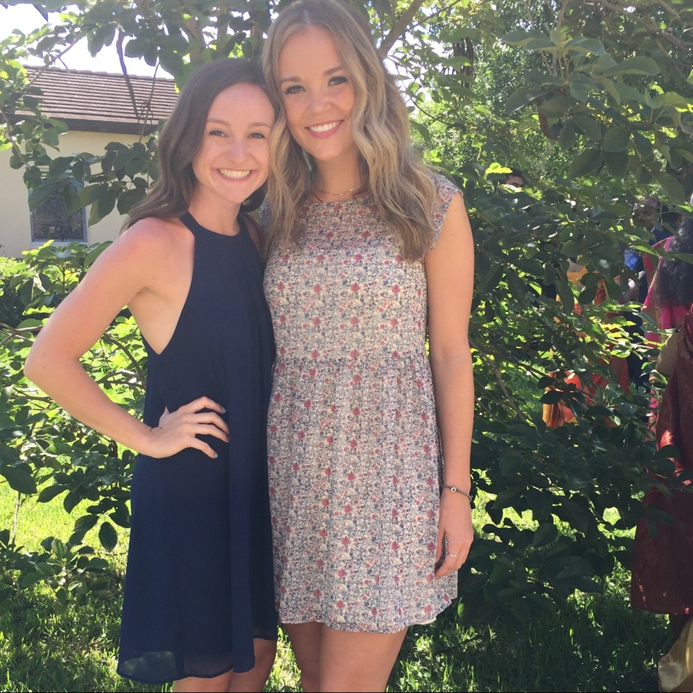 Madewell Floral Dress with Slip